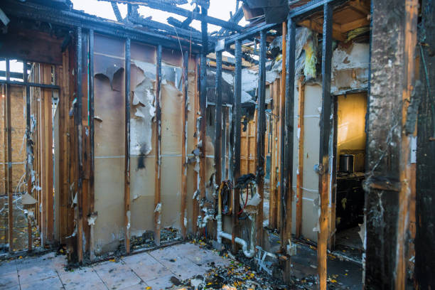 Professional Fire Damage Removal technician working in Bay St. Louis, MS